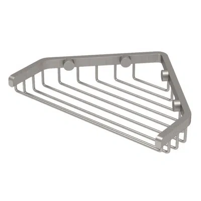 Gatco Shower Caddies And Accessories Stainless Steel Corner Shower Basket | Wall Mount Shower Shelf In Satin Nickel