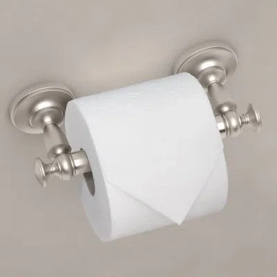 Gatco Tavern Standard Toilet Paper Holder In Satin Nickel
