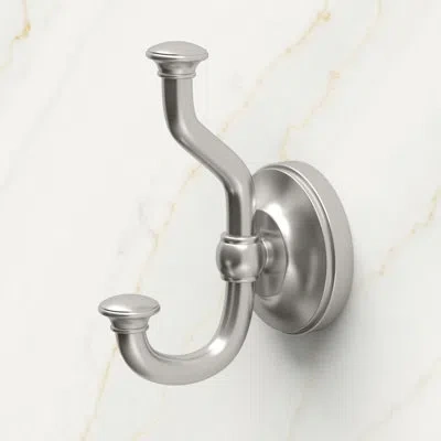Gatco Tavern Wall Mounted Robe And Towel Hook In Satin Nickel