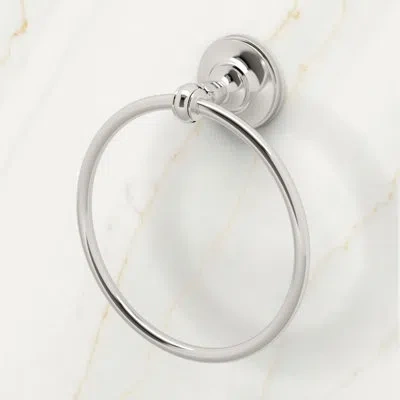 Gatco Tavern Wall Towel Ring - Kitchen, Bathroom Hand Towel Holder In Nickel