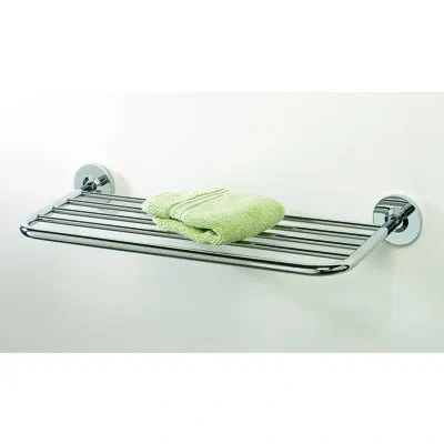 Gatco Towel Rack | Wall Mounted 23" Stainless Steel Hotel Style Towel Rack In Chrome