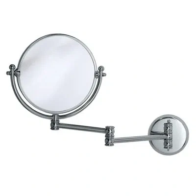 Gatco Wall And Vanity | Solid Brass Swing Arm, Bathroom Vanity Double-sided Wall Mirror | 3x Magnification In Chrome