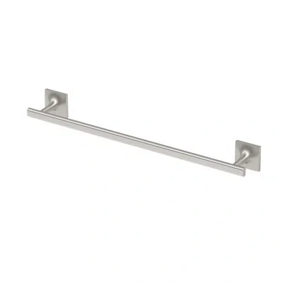 Gatco Waterline 18" Wall Mounted Towel Bar | Single Bathroom Towel Rack In Satin Nickel