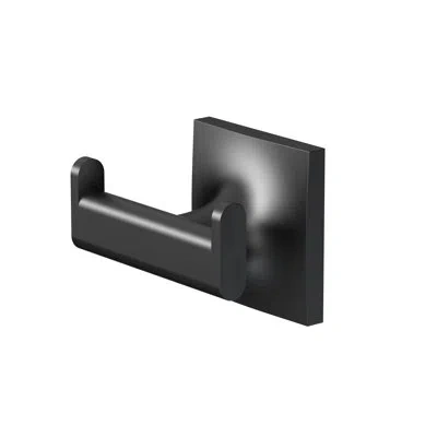 Gatco Waterline Wall Mounted Robe Hook In Matte Black