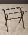 Gate House Furniture Chain Link Luggage Rack In Neutral