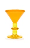 Gather Miami Martini Glass In Orange
