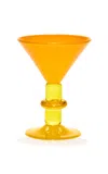 Gather Miami Martini Glass In Yellow