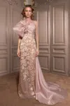 GATTI NOLLI BY MARWAN GATTI NOLLI BY MARWAN DRAMATIC ONE-SHOULDER GOWN