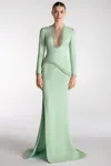 Gatti Nolli By Marwan Sculpted-crepe Gown
