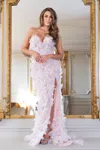 GATTI NOLLI BY MARWAN GATTI NOLLI BY MARWAN STRAPLESS PETAL GOWN