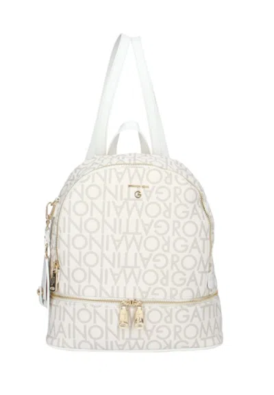 Gattinoni Backpack Charlie Backpack In Bianco