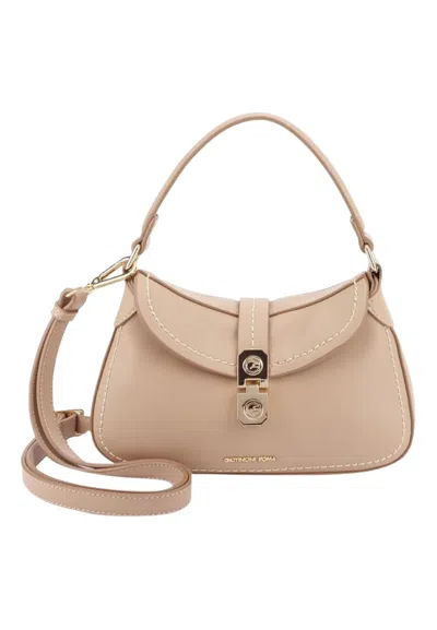 Gattinoni Bag Amelia Flap Bag In Nude