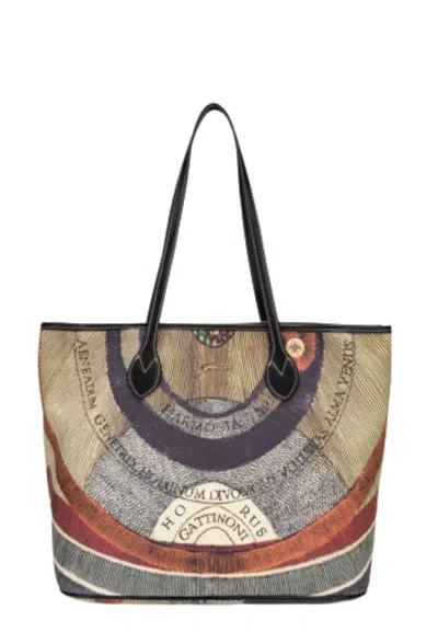 Gattinoni Bag Planetarium -shopping Bag In Nero
