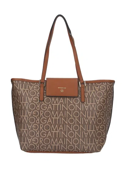 Gattinoni Bag Rachel Medium Shopping In Brown