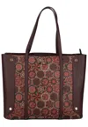 Gattinoni Bag Teodosia M. Shopping Pvc In Burgundy