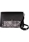 Gattinoni Borsa Teodosia Flap/messenger Pvc In Black