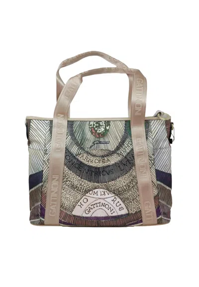 Gattinoni Maya Shopping Bag In Beige