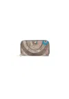 Gattinoni Planet Wallet. L Double Zip Wallet Pvc In Multi