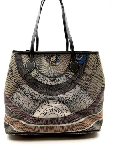 Gattinoni Planetarium Bag L Shopping Pvc In Multi