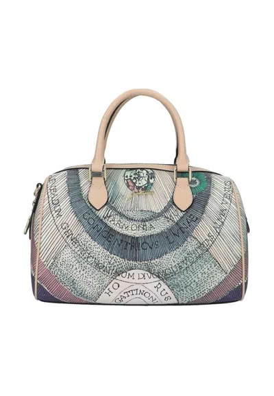 Gattinoni Planetarium Bowling Bag In Beige
