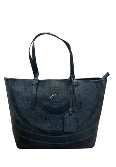 Gattinoni Planetarium E. Shopping Bag In Blu