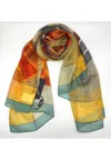 Gattinoni Planetarium Scarves 70x140 Silk In Multi