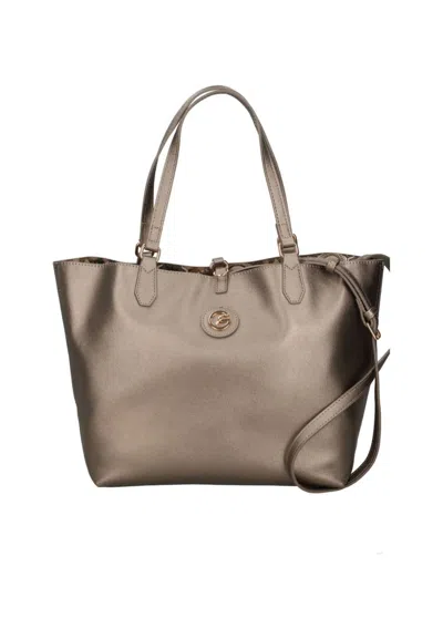 Gattinoni Teod.revers Bag. M. Shopping Pvc In Brown