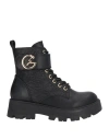 Gattinoni Woman Ankle Boots Black Size 8 Textile Fibers In Black