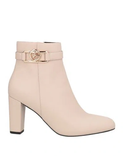 Gattinoni Woman Ankle Boots Blush Size 8 Polyurethane, Pvc - Polyvinyl Chloride