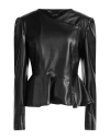 Gattinoni Woman Blazer Black Size 10 Polyester, Polyurethane, Acetate, Viscose