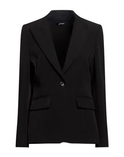 Gattinoni Woman Blazer Black Size 6 Polyester, Elastane