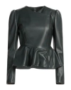Gattinoni Woman Blazer Dark Green Size 10 Polyester, Polyurethane, Acetate, Viscose In Green