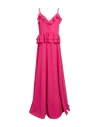 Gattinoni Woman Maxi Dress Fuchsia Size 10 Polyester In Pink