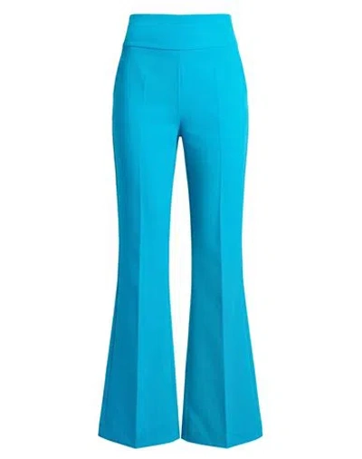 Gattinoni Woman Pants Azure Size 4 Polyester, Elastane In Blue