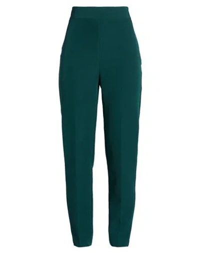 Gattinoni Woman Pants Dark Green Size 8 Polyester, Elastane In Multi