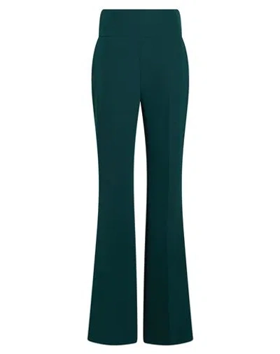 Gattinoni Woman Pants Green Size 8 Polyester, Elastane