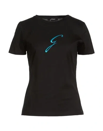 Gattinoni Woman T-shirt Black Size M Cotton