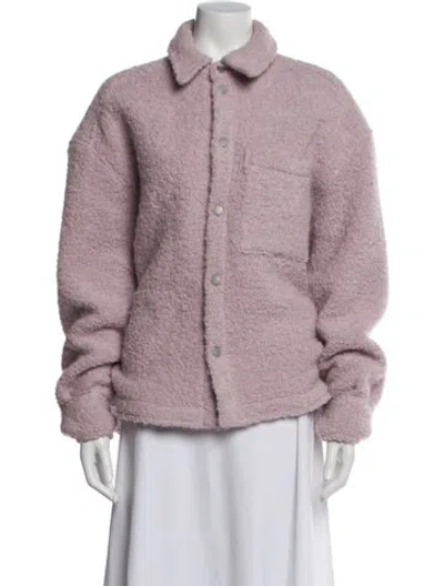 Pre-owned Gauchère Alpaca Fur Jacket In Purple