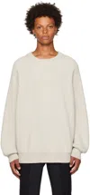 Gauchère Beige Rib Sweater In Sand