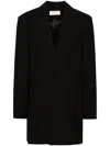 Gauchère Belted Wool Blazer In Black