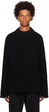 Gauchère Black Rib Sweater In Black