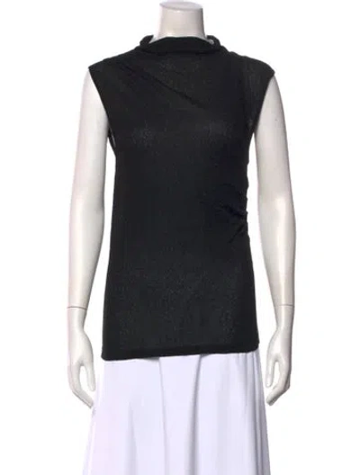 Pre-owned Gauchère Cowl Neck Sleeveless Top W/ Tags In Black