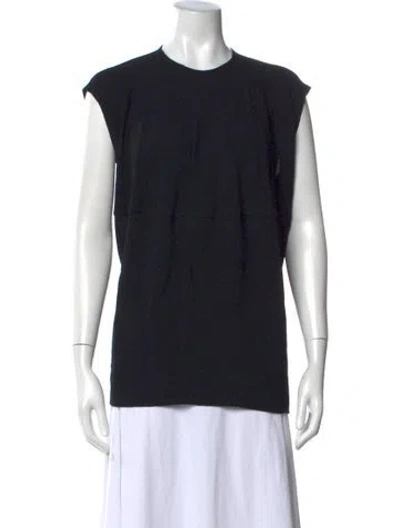 Pre-owned Gauchère Crew Neck Sleeveless Top W/ Tags In Black