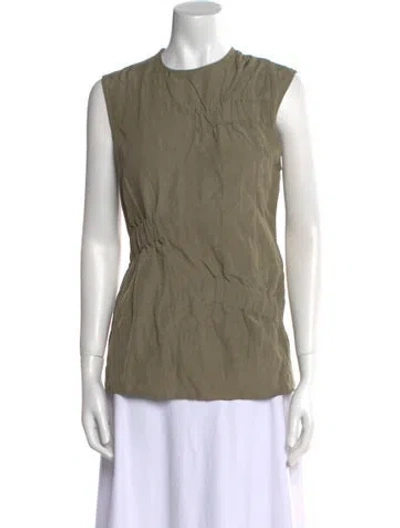 Pre-owned Gauchère Crew Neck Sleeveless Top W/ Tags In Green