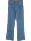 Gauchère Decorative Zip-detail Jeans In Blue