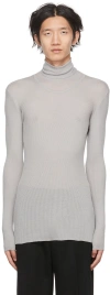 Gauchère Gray Virgin Wool Turtleneck In Light Grey