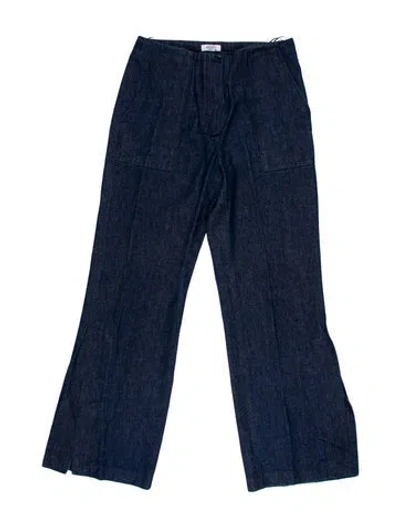 Pre-owned Gauchère High-rise Wide Leg Jeans In Blue