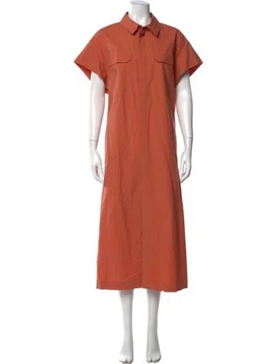 Pre-owned Gauchère Long Dress In Orange