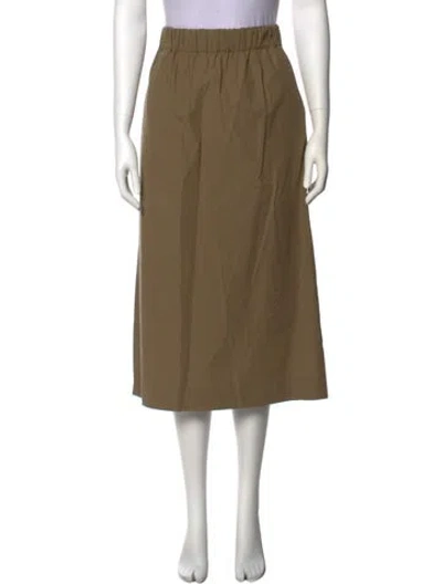 Pre-owned Gauchère Midi Length Skirt W/ Tags In Green