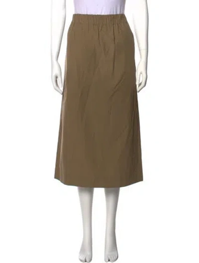 Pre-owned Gauchère Midi Length Skirt W/ Tags In Green